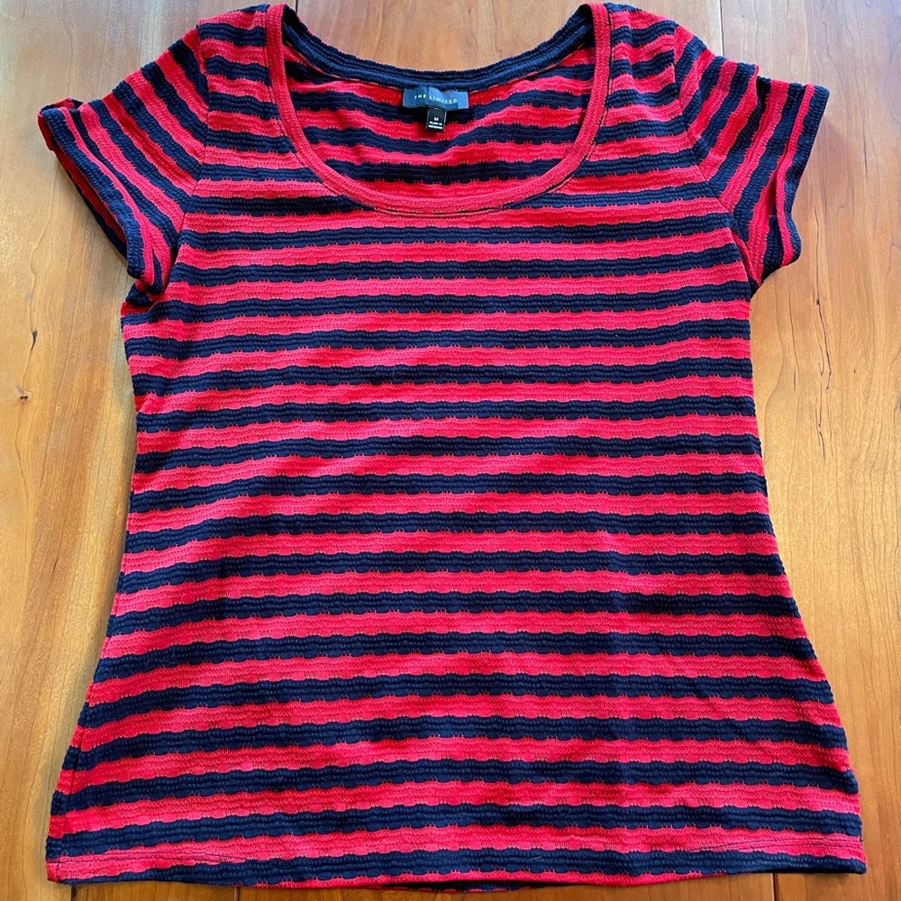 The Limited - Navy and Red Sweater - Size S